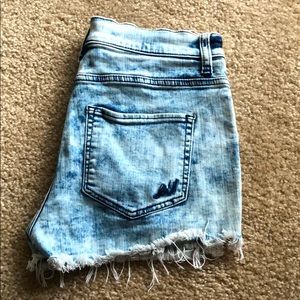 Express High Waisted Jean Shorts